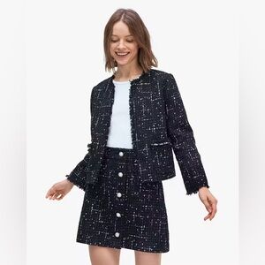 Kate Spade Embellished Tweed Set, NWOT. SIZE 4.